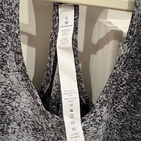 Lululemon gray speckled tank top - Picture 3 of 3